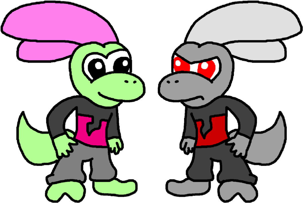 [g] Chibi Jimmy And His Chibi Clone By Richsquid1996 - Cartoon (1078x741)