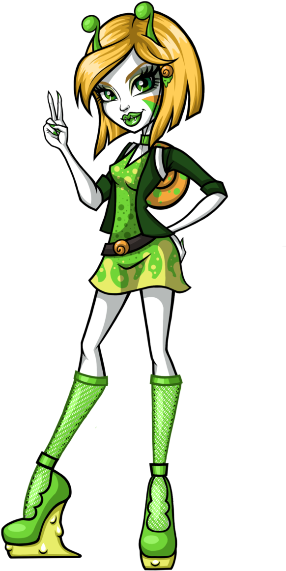 Commission - Catzilerella Monster High (669x1193)