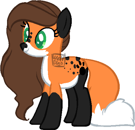 Fox Trot Ref Bio By Axolotlshy - My Little Pony Fox Trot (451x434)