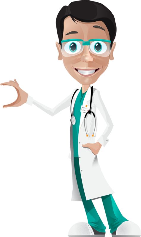 Physician Patient - Cartoon Doctor - Doctor Cartoon Images Png (475x800)