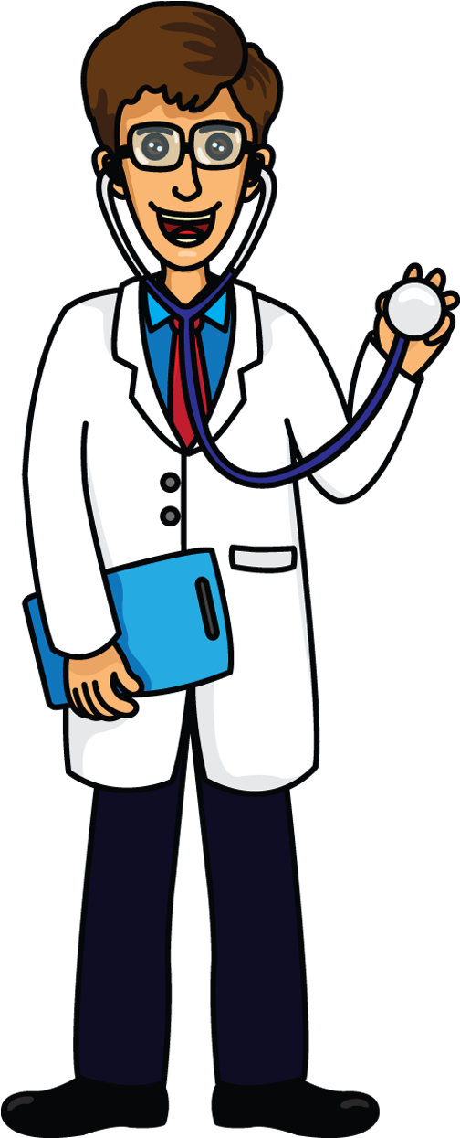 Doctor Picture For Kids - Drawing Of A Doctor (720x1280)