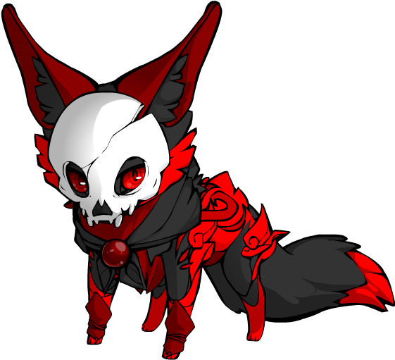 Fire The Death Masked Fox By Freakwolffreakish - Fire Oc (600x551)