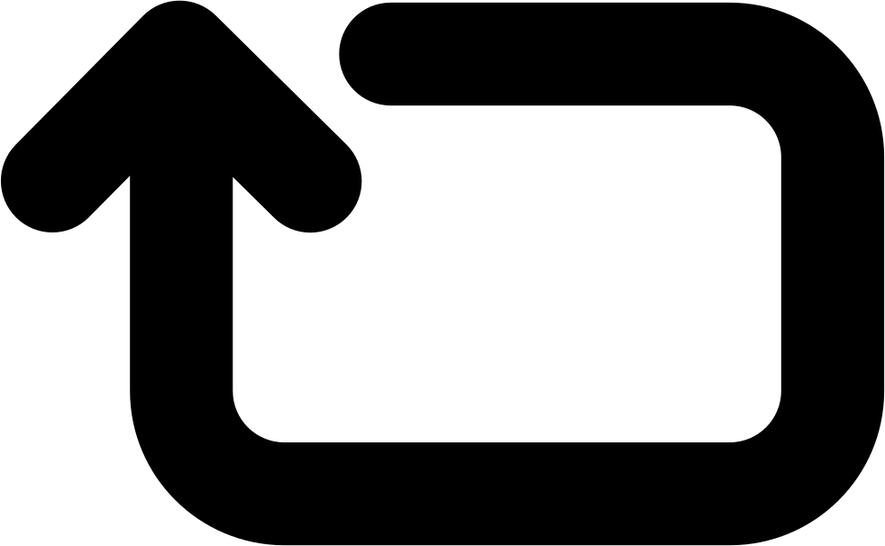 Rotating Clockwise Rectangular Rounded Arrow Comments - Sign (982x606)