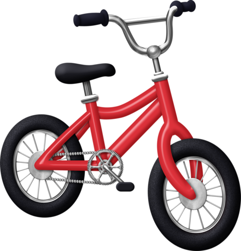 Boys Bike - Bike Clipart - Kids Bike Clipart (482x500)