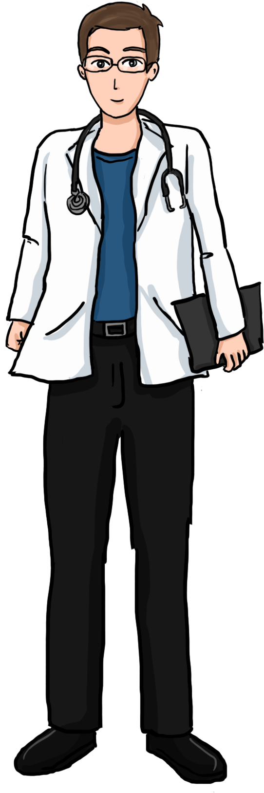 Gallery Of Kisspng Cute Doctor Physician Clip Art Doctors - Male Doctor Clipart Png (669x1684)