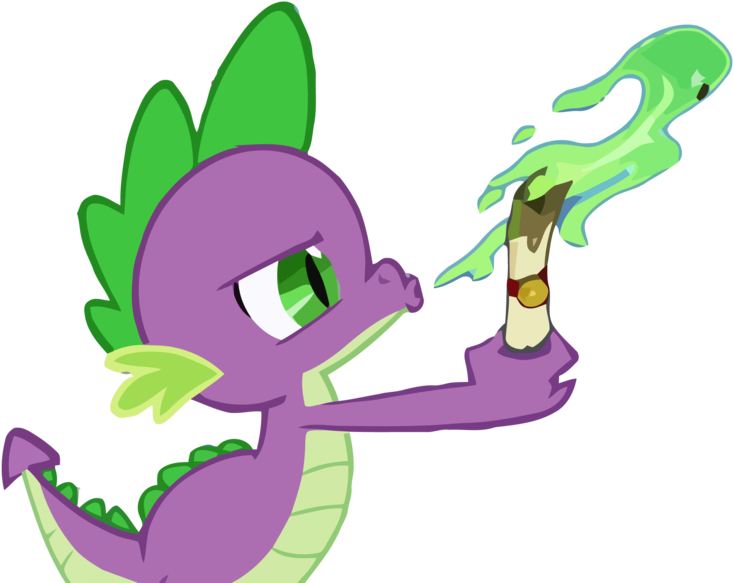 Catastrophe At The Corner By Veggie55 - My Little Pony Spike Png (900x584)