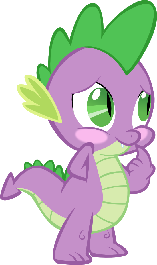 Superelectrogirl98, Blushing, Cute, Safe, Simple Background, - Spike My Little Pony Friendship Is Magic Cute Cartoon (550x925)