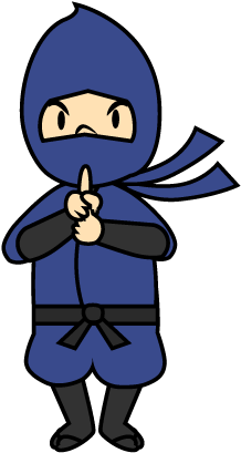 For Download Free Image - Ninja Flying Kick Clipart (540x540)