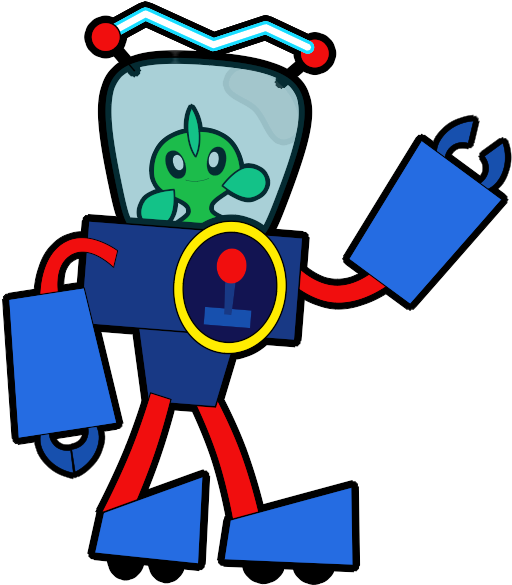 Joystick & Rob - Cartoon (1280x720)