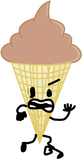 Chocolate Ice Cream Bfb Styled Pose - Chocolate Ice Cream (414x632)