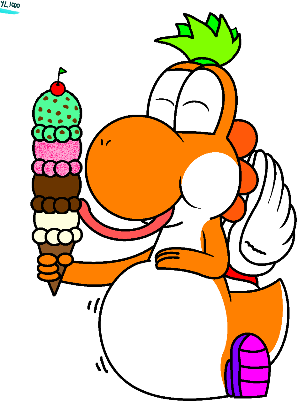 Ice Cream~ By Yoshilover1000 Ice Cream~ By Yoshilover1000 - Cartoon (1024x1295)