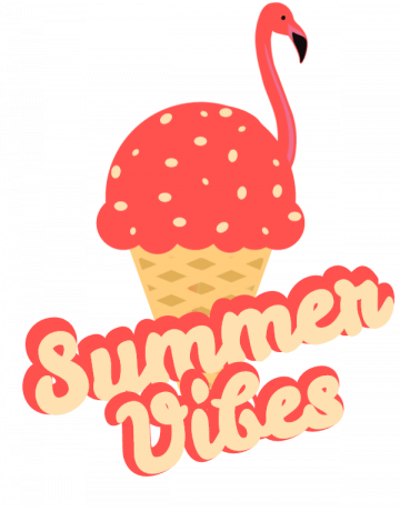 Summer Vibes - Ice Cream Cone (360x460)