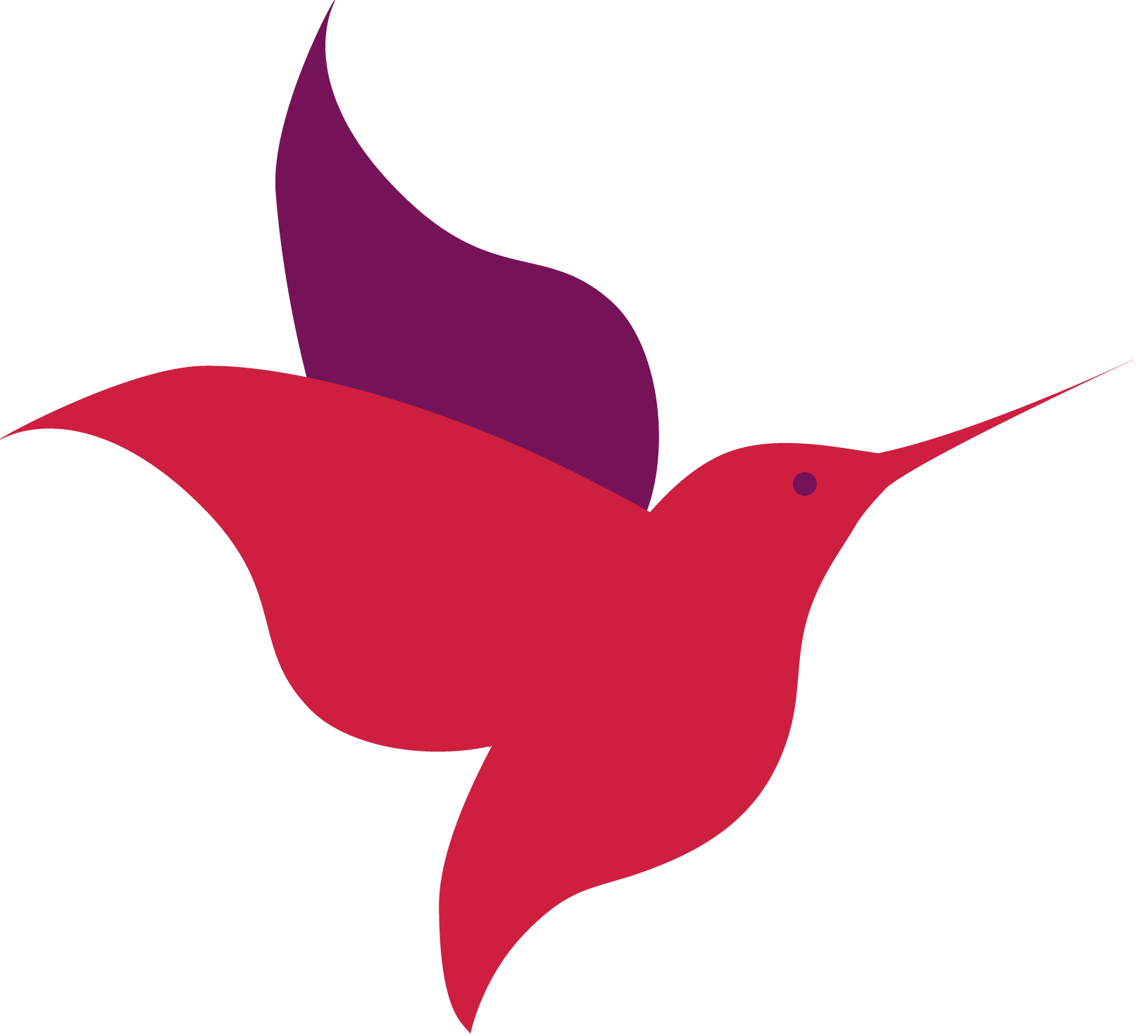 Integration Of One - Ruby-throated Hummingbird (1613x1471)