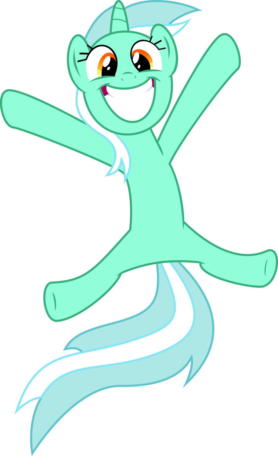 Lyra Heartstrings Cheering Hand (900x1477)