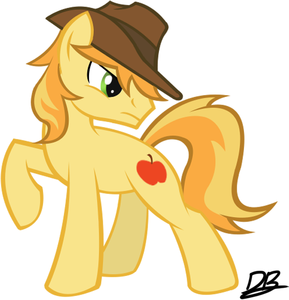 Pony Fluttershy Mammal Horse Vertebrate Horse Like - My Little Pony Braeburn (648x648)