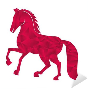 Sticker Cheval Animal Icon Sur Fond Blanc - Horse (400x400)