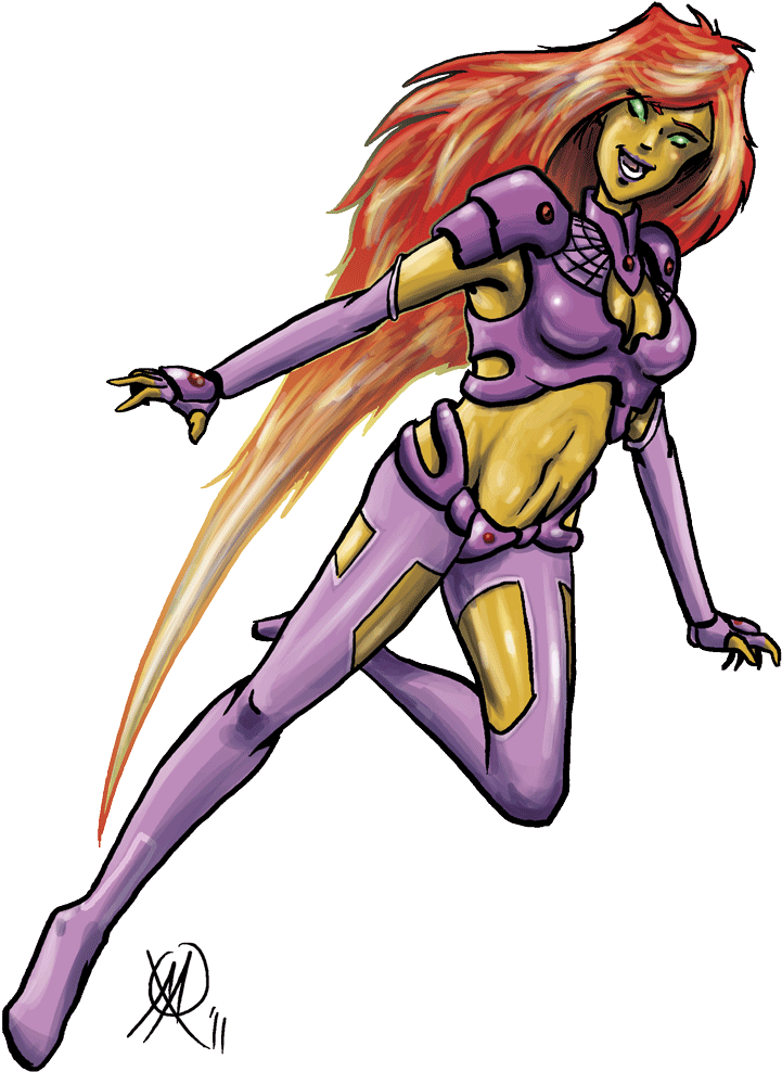 Starfire Redesign By Coyotzin - Starfire Redesign (750x1018)