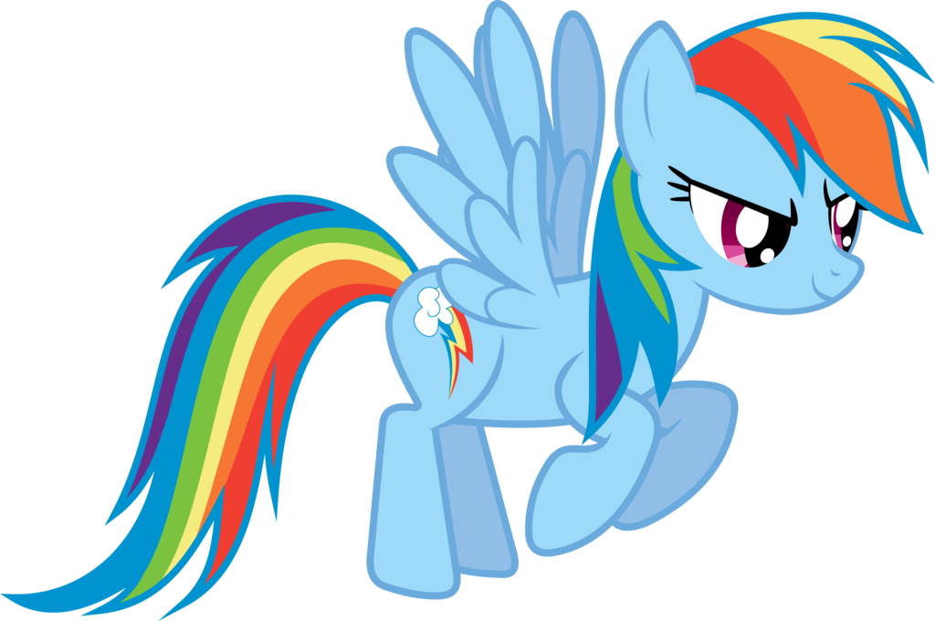 Another Flying Rainbow Dash Vector By Ux - My Little Pony Rainbow Dash Flying (1024x680)