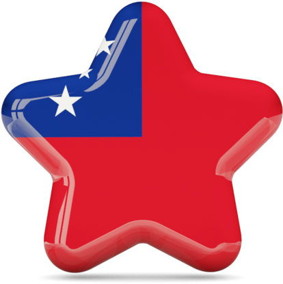 Illustration Of Flag Of Samoa - South Sudan Flag Icon (640x480)