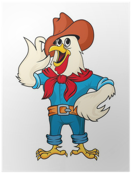 Gallo Granjero Animado (400x400)