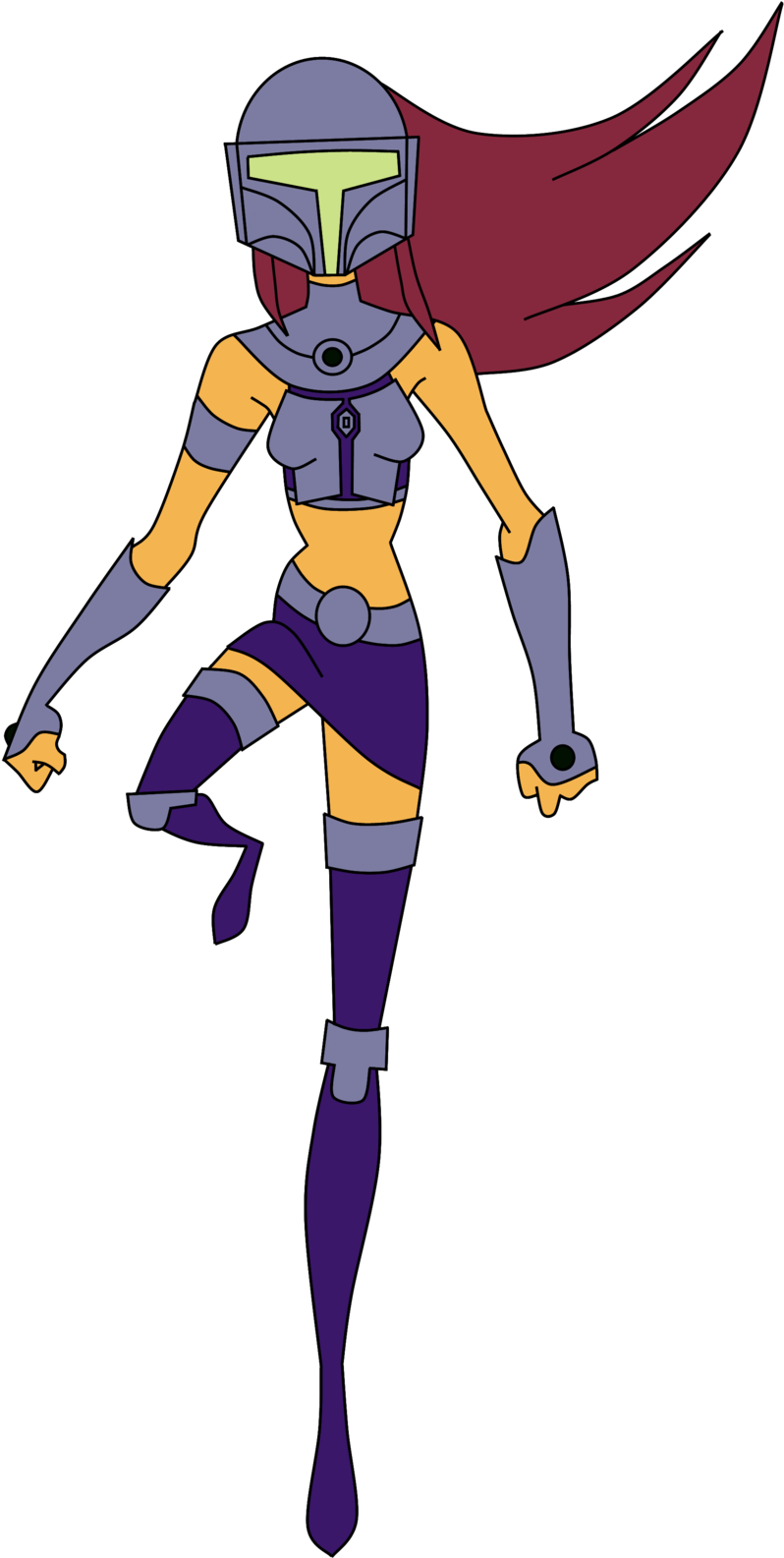 Young Justice - Teen Titans Starfire Reference (900x1599)