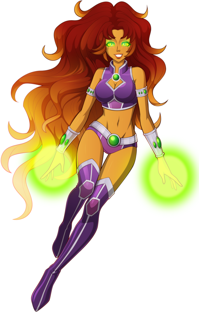 Starfire By Sparks220stars - Starfire Dc Png (711x1122)