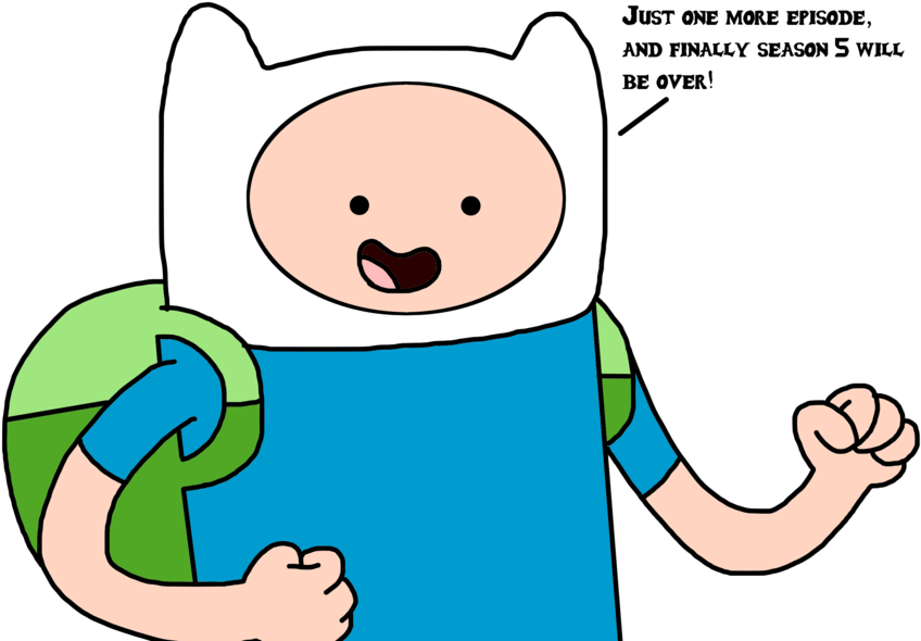 Marcospower1996 Finn Excited For Last Episode Of Season - Adventure Time Finn Gets His Arm Back (1024x1024)