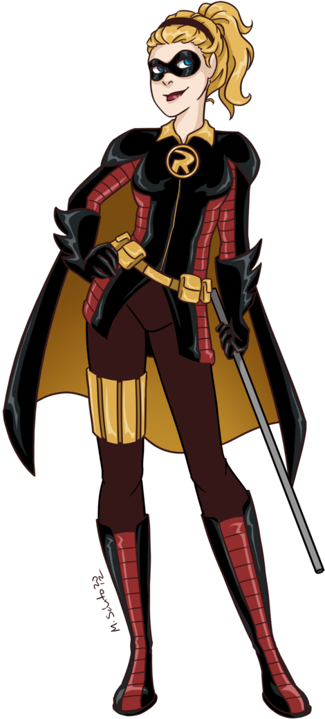 Stephanie Brown Redesign Minecraft Skin - Stephanie Brown Robin Png (600x1100)