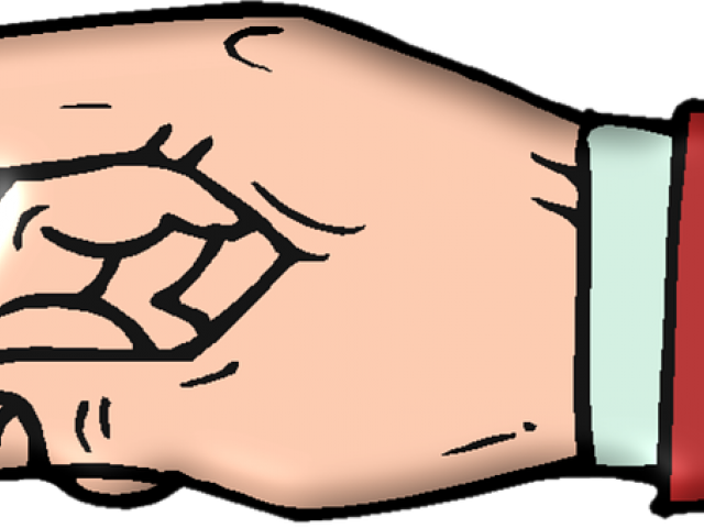 Finger Pointing Clipart - Index Finger (640x480)