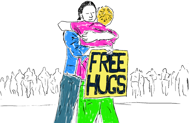 Free Hugs Interview - Free Hugs Campaign (645x429)