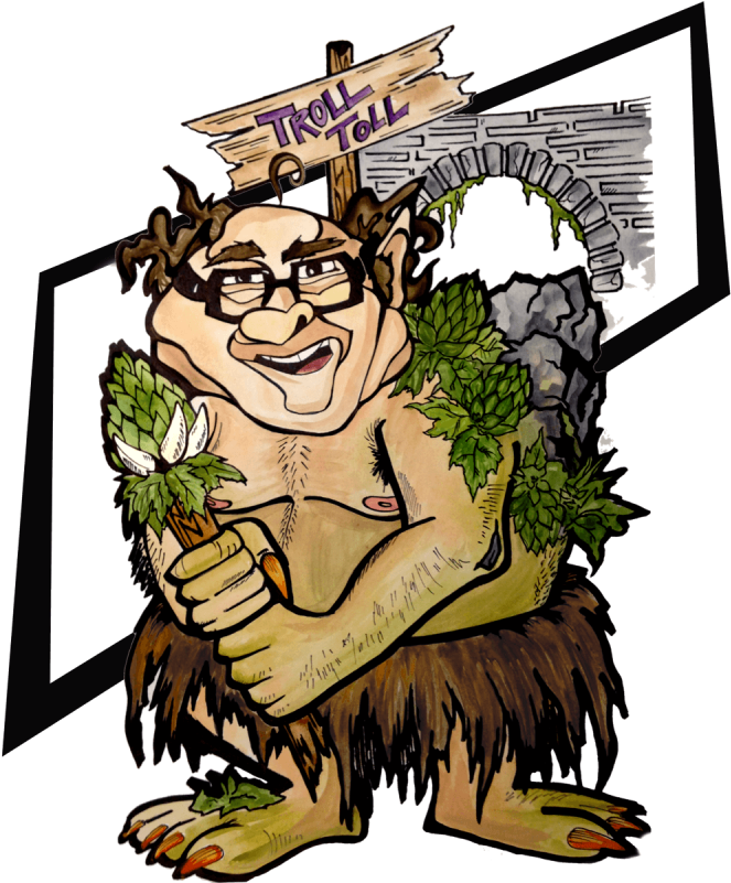 Pin Beer Hop Clip Art - Hop Troll Odd 13 (800x800)