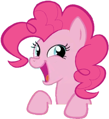 Img 2968861 3 Pinkie Pie Happy By Dark - Pinkie Pie Suspicious Face (400x423)