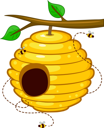 Bee Hive Clipart - Class Of 2012 Slogans (350x441)