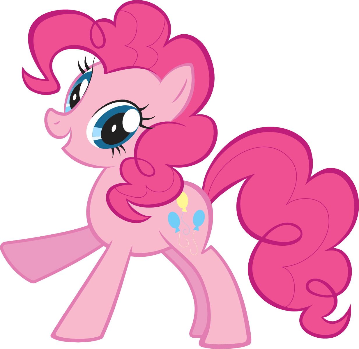 Animated Pinkie Pie My Little Pony By Demeters - My Little Pony Pinkie Pie (1233x1199)