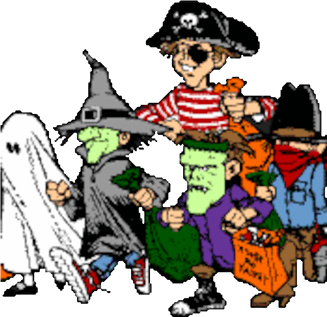 2017 Halloween Parades In Central Pa - Trick Or Treating Clipart (640x640)
