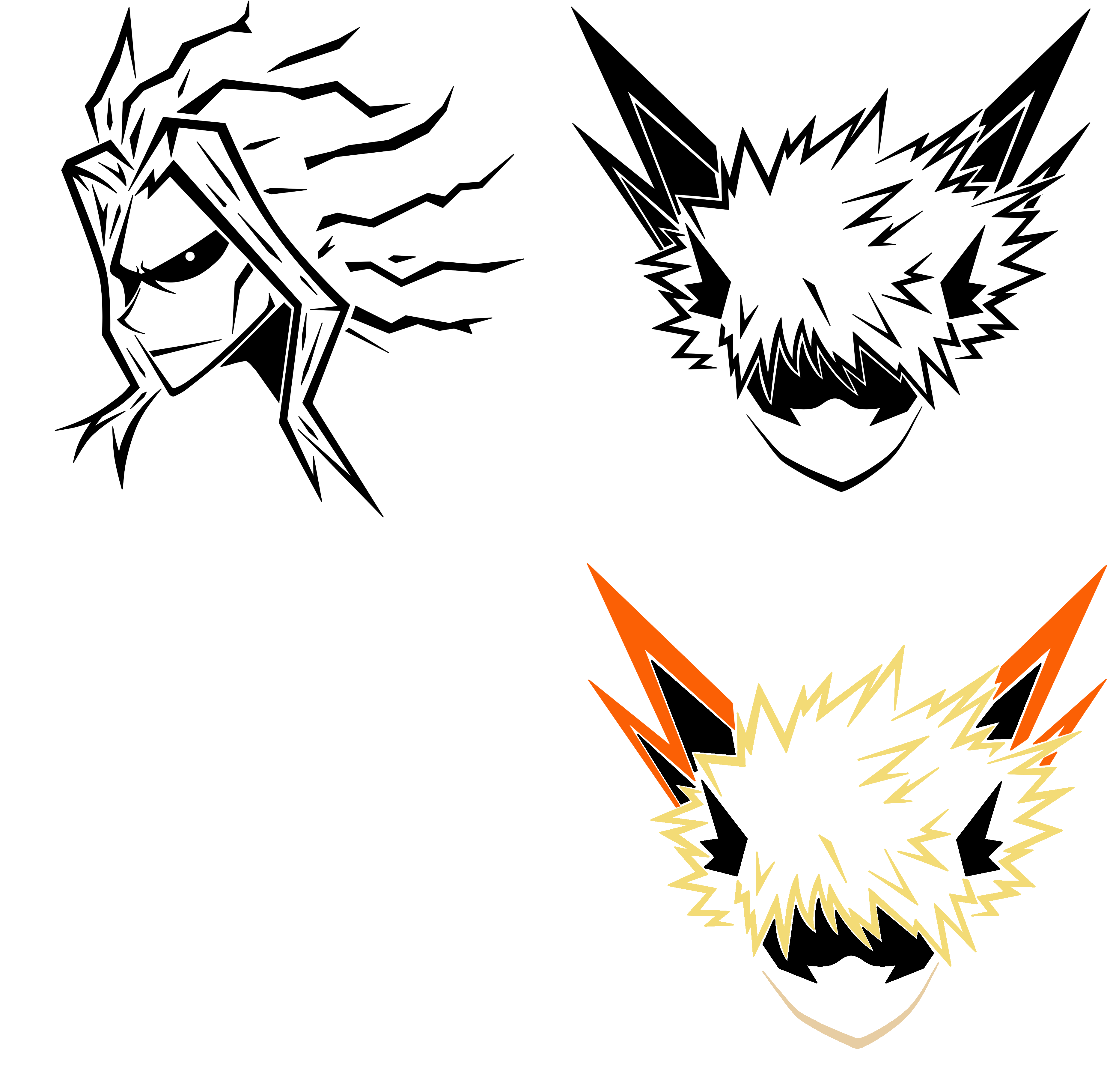 Mha Decal Designs By Uxiesweetie Mha Decal Designs - Illustration (4000x4000)