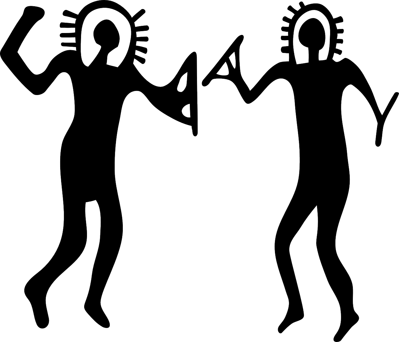 Declassified Fbi Documents Reveal Its Interest In Ufos - Rock Art Clipart (1280x1098)
