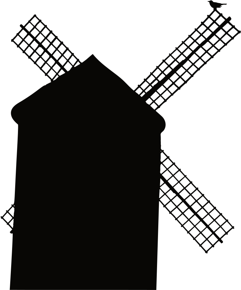 Windmill Silhouette - Windmill Silhouette (829x1000)