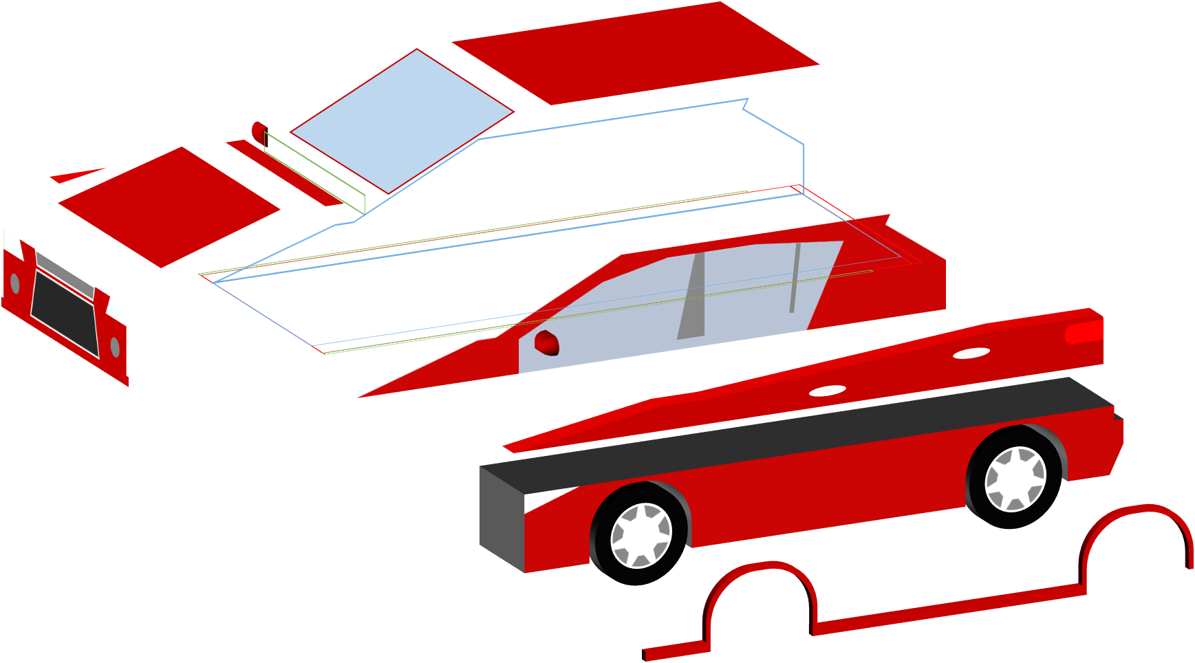 Drawing In 3d Â€“ Cars Powerpointy - Drawing (1737x964)