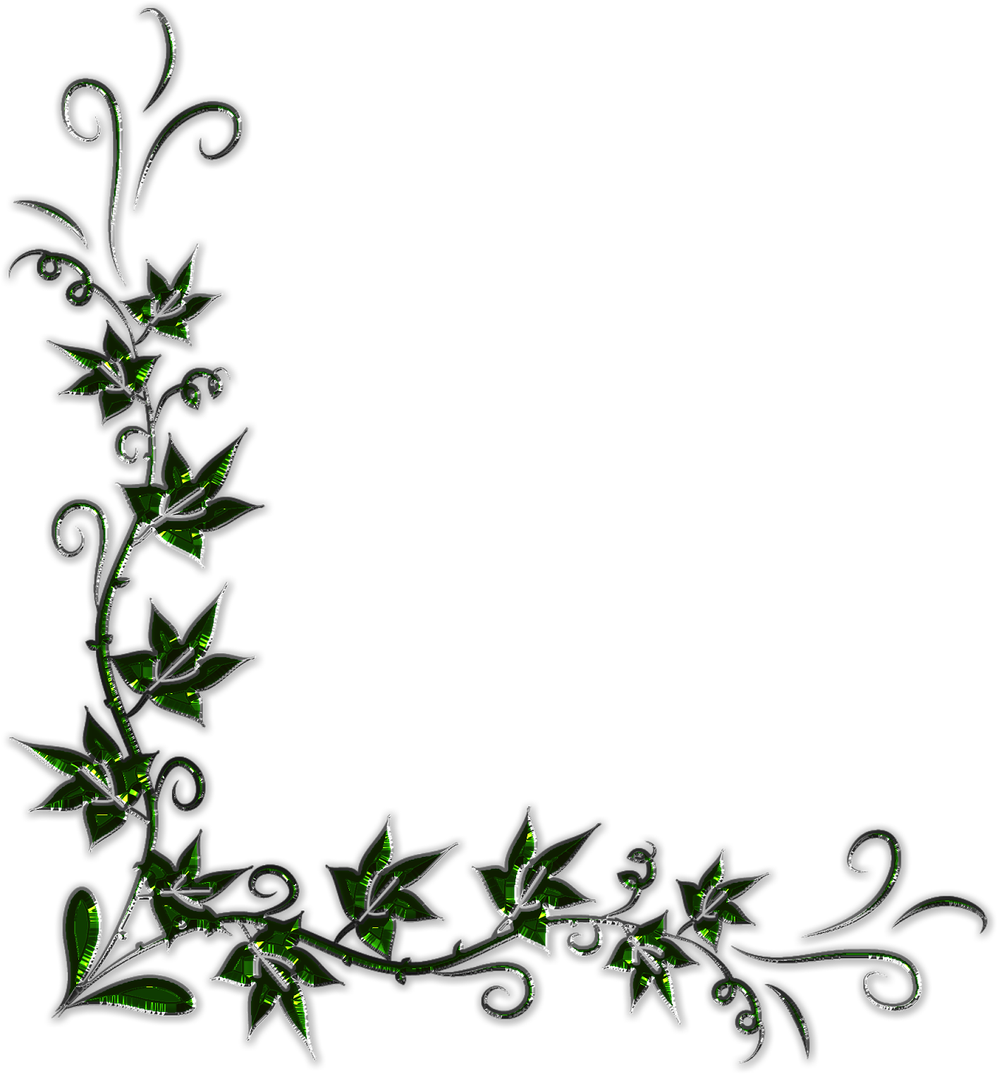 Red Coral Clip Art Download - Colourful Floral Corner Borders (1600x1600)