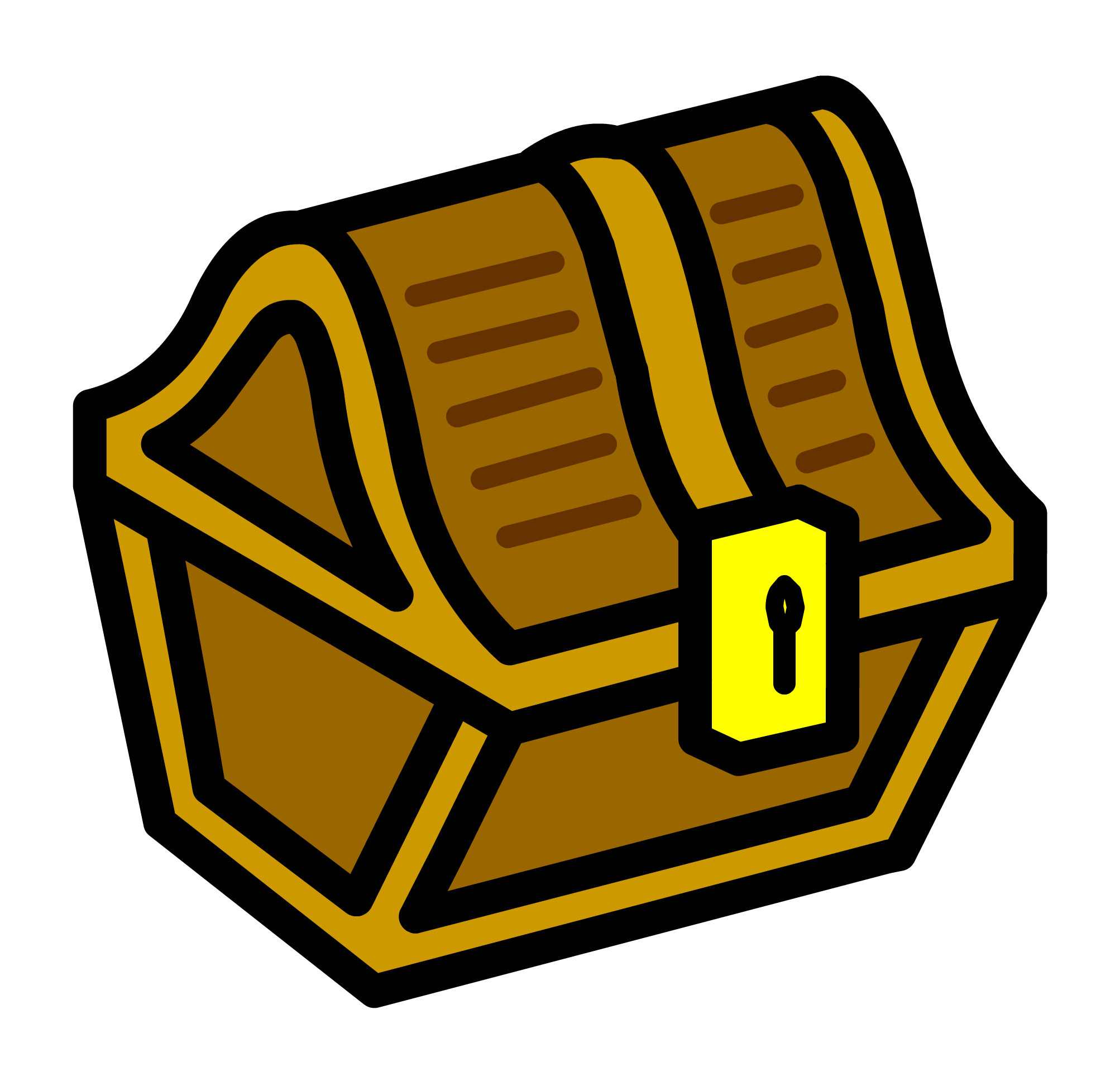 Treasure Chest Pin - Treasure Chest Animated Png (2006x1936)