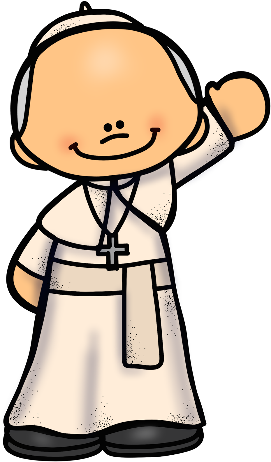Here Is An Image Of The Pope In Color And B&w - Pope Francis (940x1600)