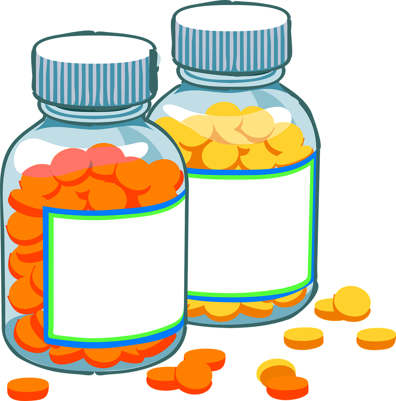 Study Drugs In Bottles - Medicine Log And Journal: Log Your Medicines (1262x1280)