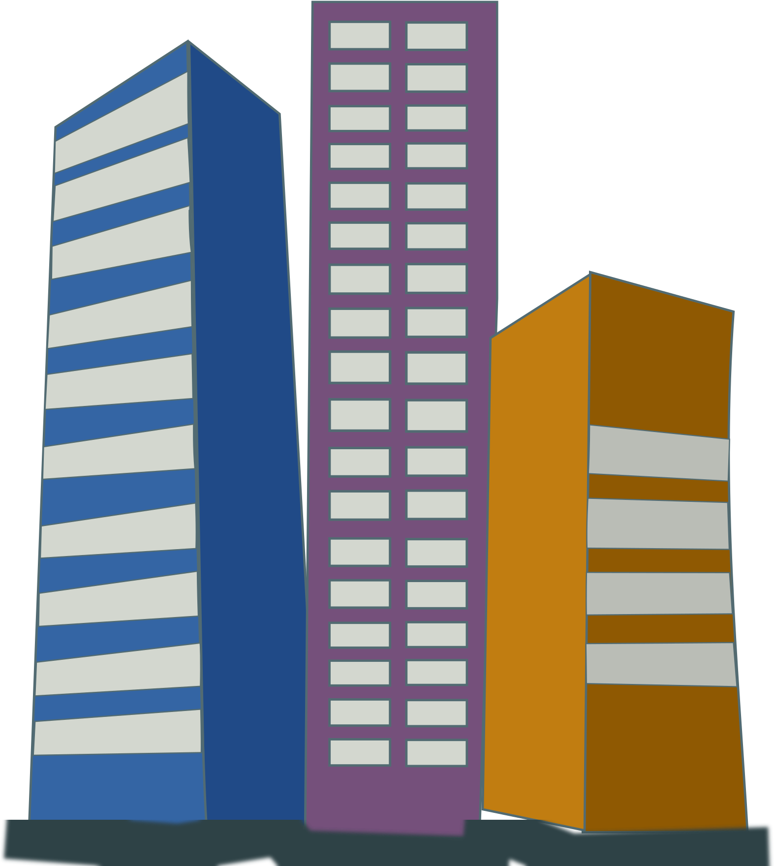 Office Clipart City Building - Private Sector Icon In Png (2400x2400)
