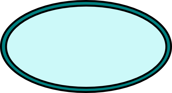 Awesome To Do Oval Clipart Aqua Clip Art At Clker Com - Oval Clipart (600x327)