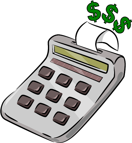 Calculator Clip Art Submited Images - Clip Art (555x491)