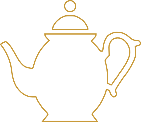 Teapot Clip Art - Tea Pot Line Art (600x518)