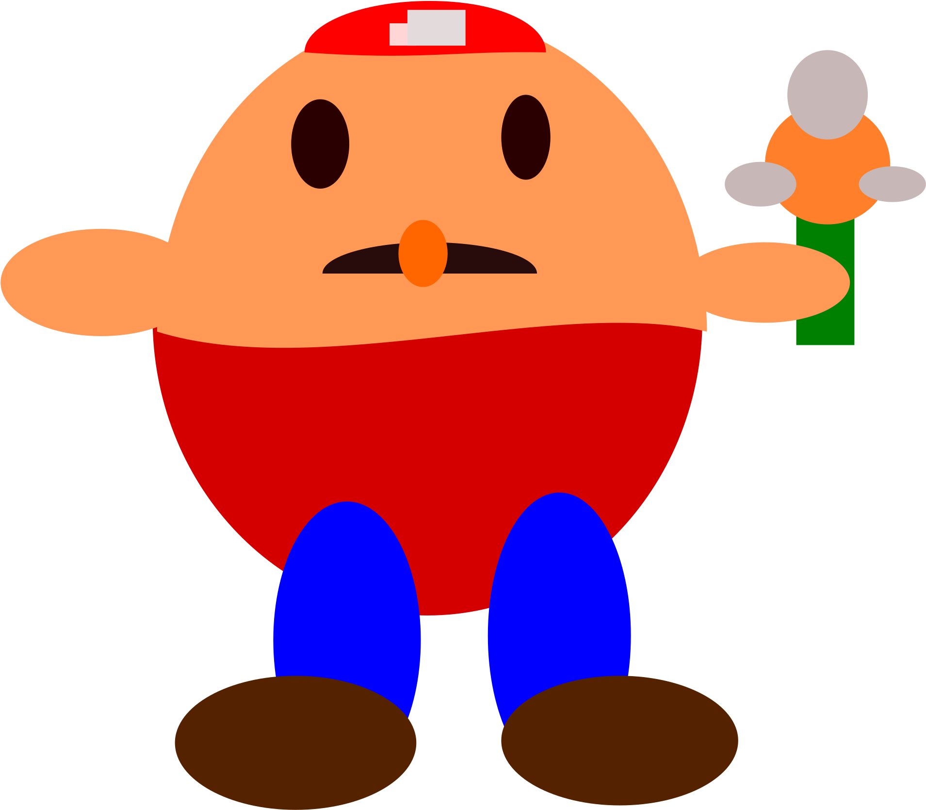 Big Image - Egg Man Cartoon (2400x3394)