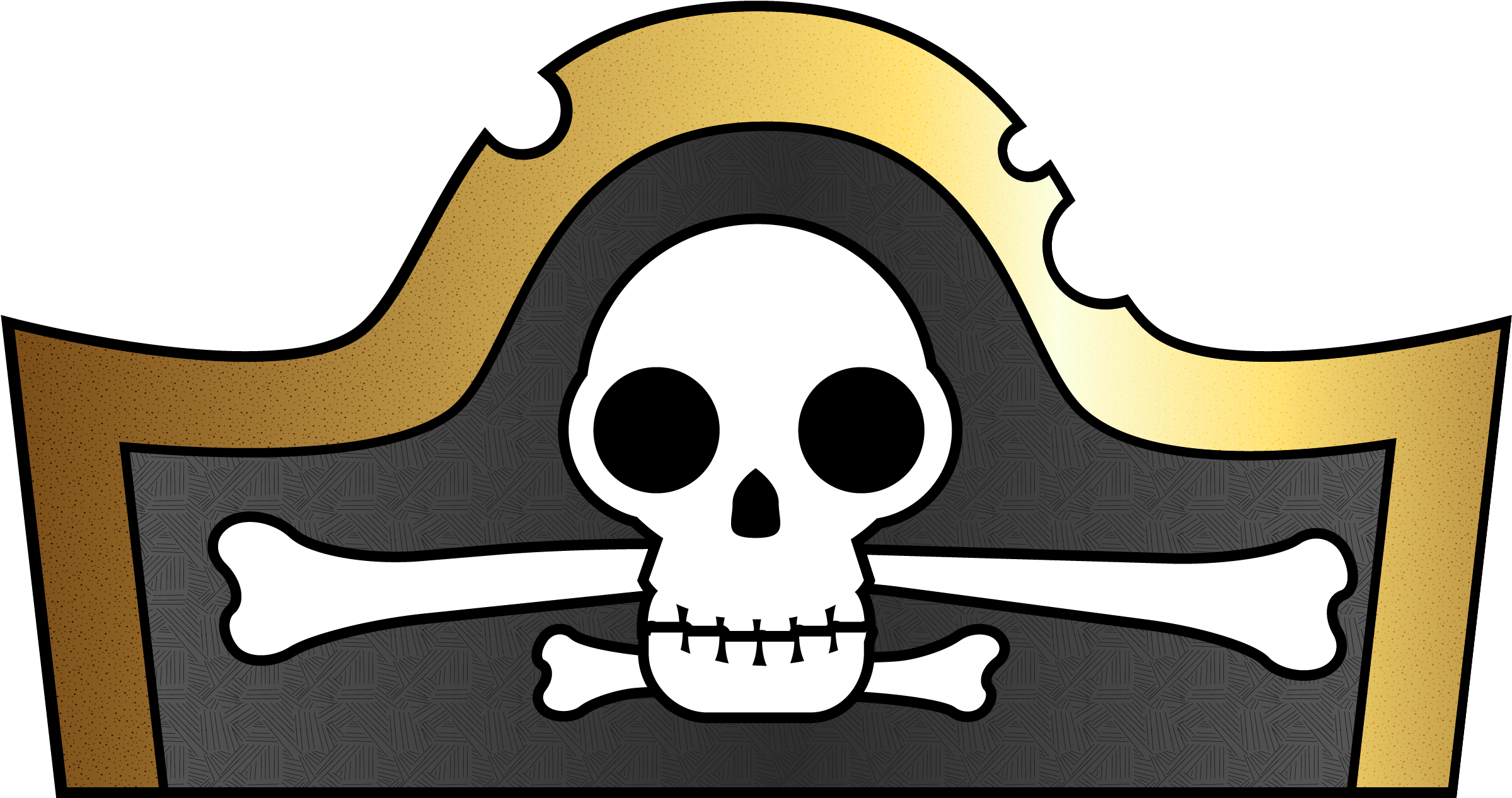 Pirate Hats Clip Art - Pirate Hats Clip Art (2550x1650)