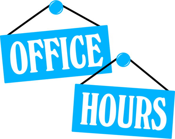 Office Hours - Change Of Office Hours (594x471)